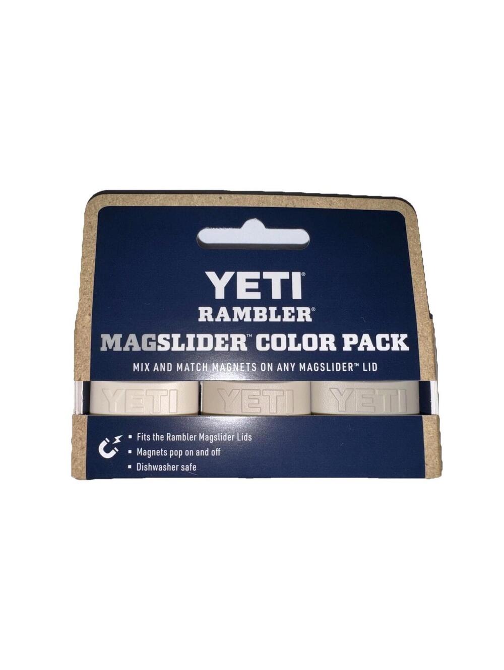 YETI RAMBLER MAGSLIDER COLOR PACK 3 MAGNETS FOR LIDS CAPE TAUPE NEW Cream Khaki
